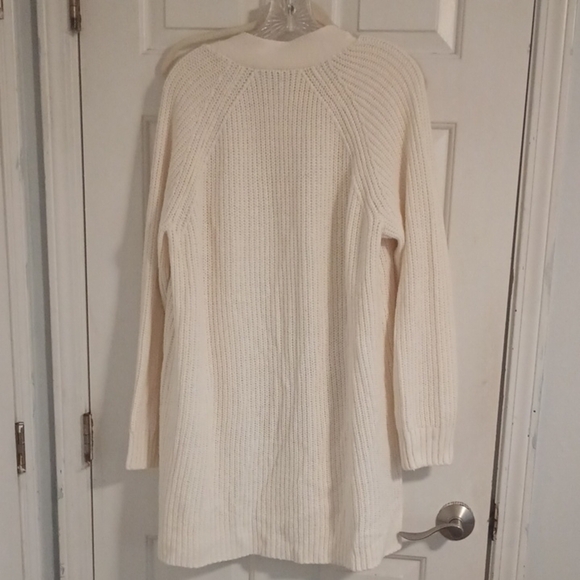 Woman Within Ivory Knit Cardigan - Picture 8 of 8